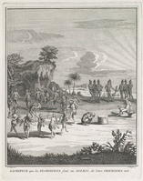 KG 12756
<br/>
Zonneoffer van de Floridianen voor de eerstgeborene.
<br/>
<em>Duflos, Claude (1665-1737)</em>